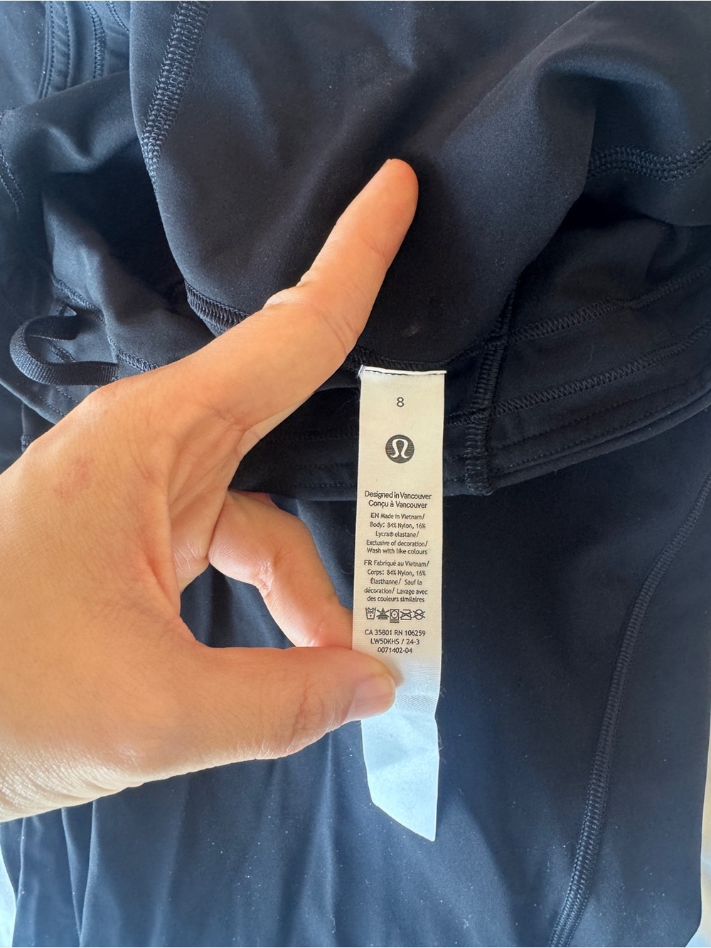 lululemon athletica Base Pace leggings - size 8